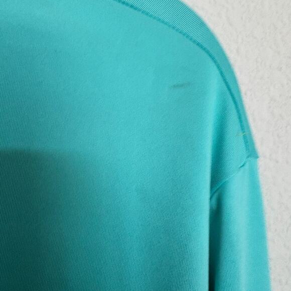 Patagonia XL turquoise long sleeve fishing shirt tarpon graphic GORPCORE - Picture 8 of 9